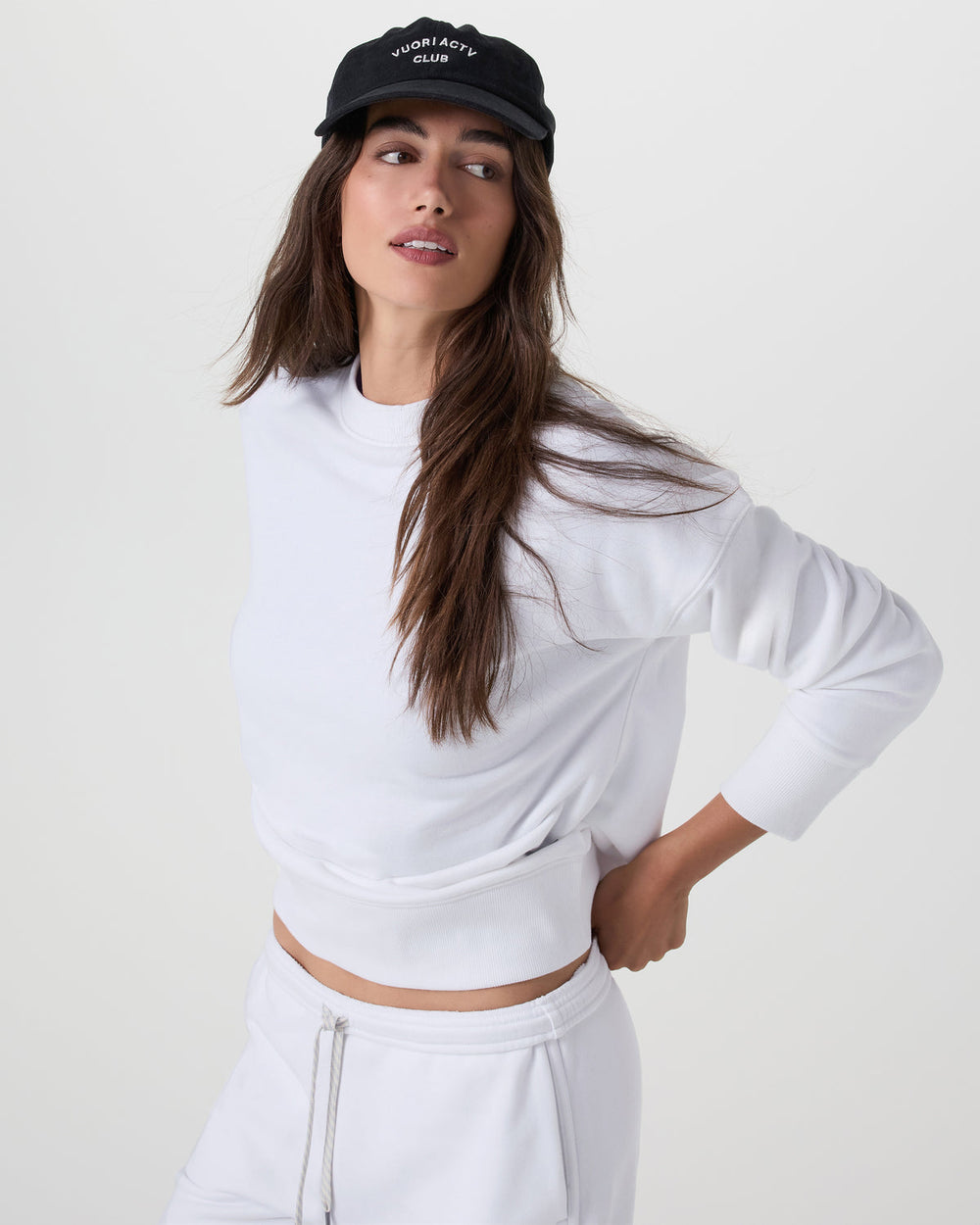 Vuori Sedona Weekender Crew Women's White Pullover