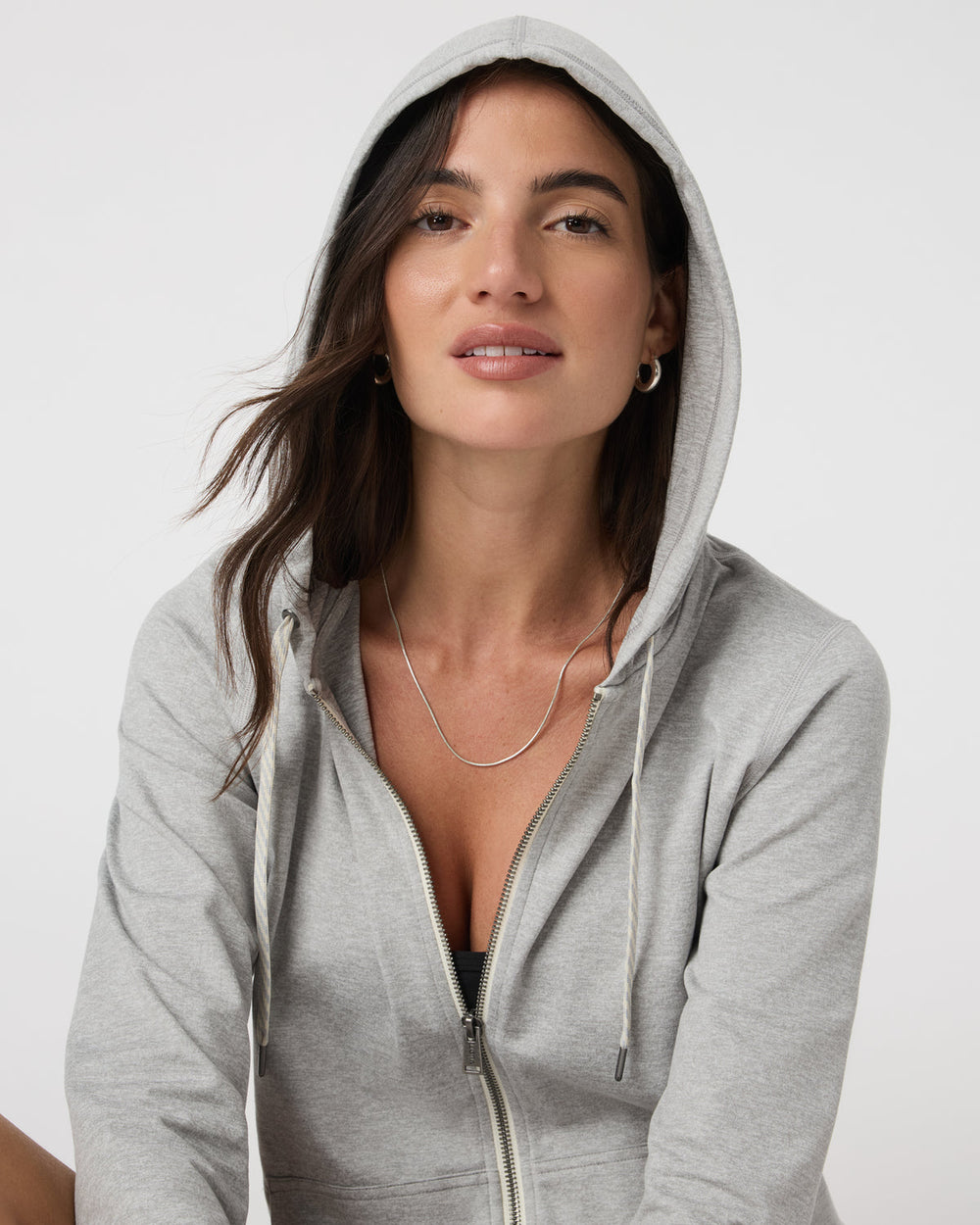 Vuori Halo Performance Hoodie 2.0 Light Pale Grey Hoodie