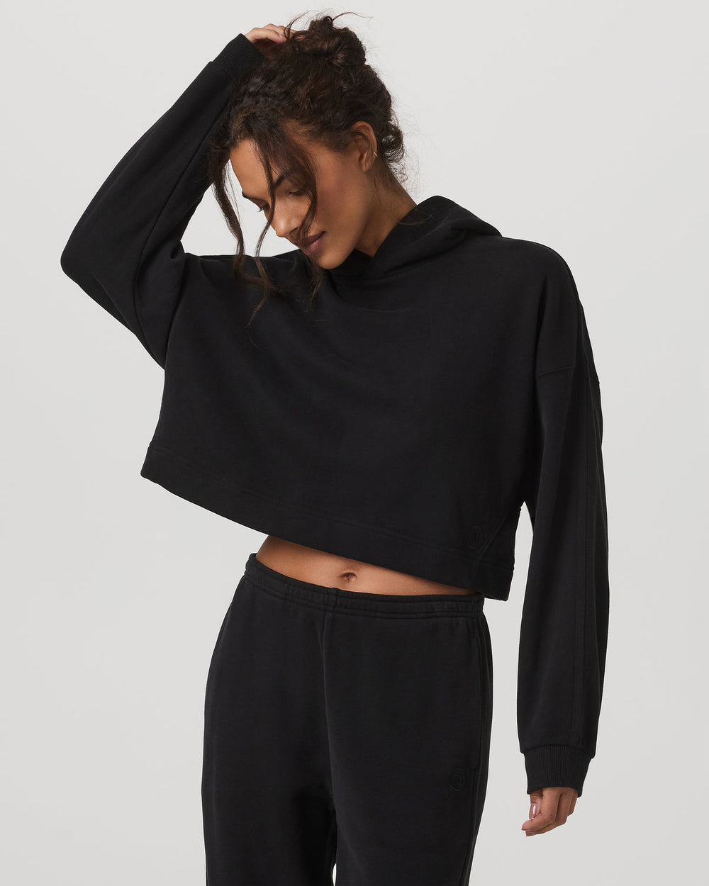 Vuori Sedona Pullover Hoodie Women's Black Oversized Hoodie