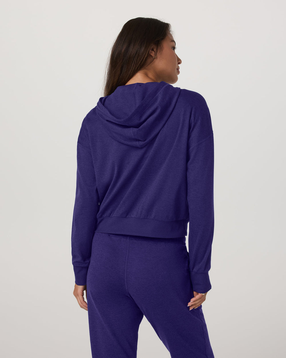 Vuori Halo Full Zip Hoodie Women's Stellar Sky Heather Hoodie
