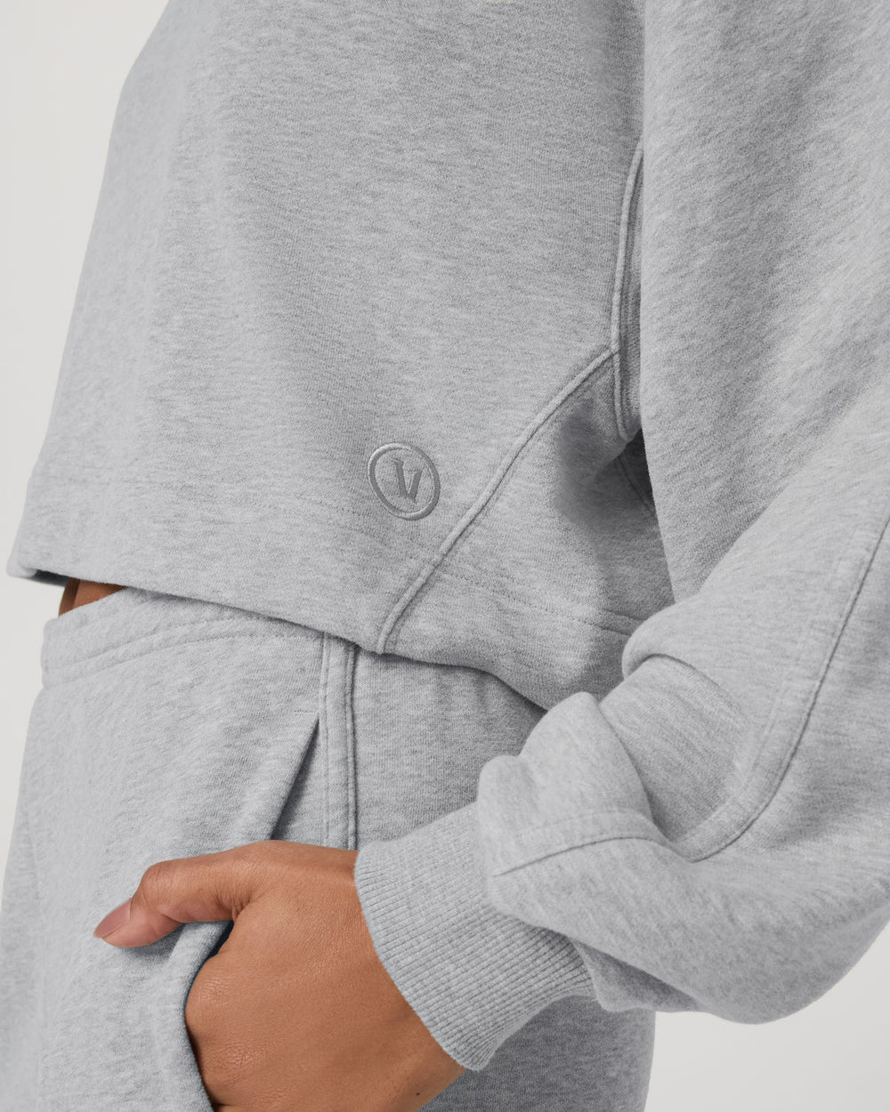 Vuori Sedona Pullover Hoodie Light Heather Grey Hoodie