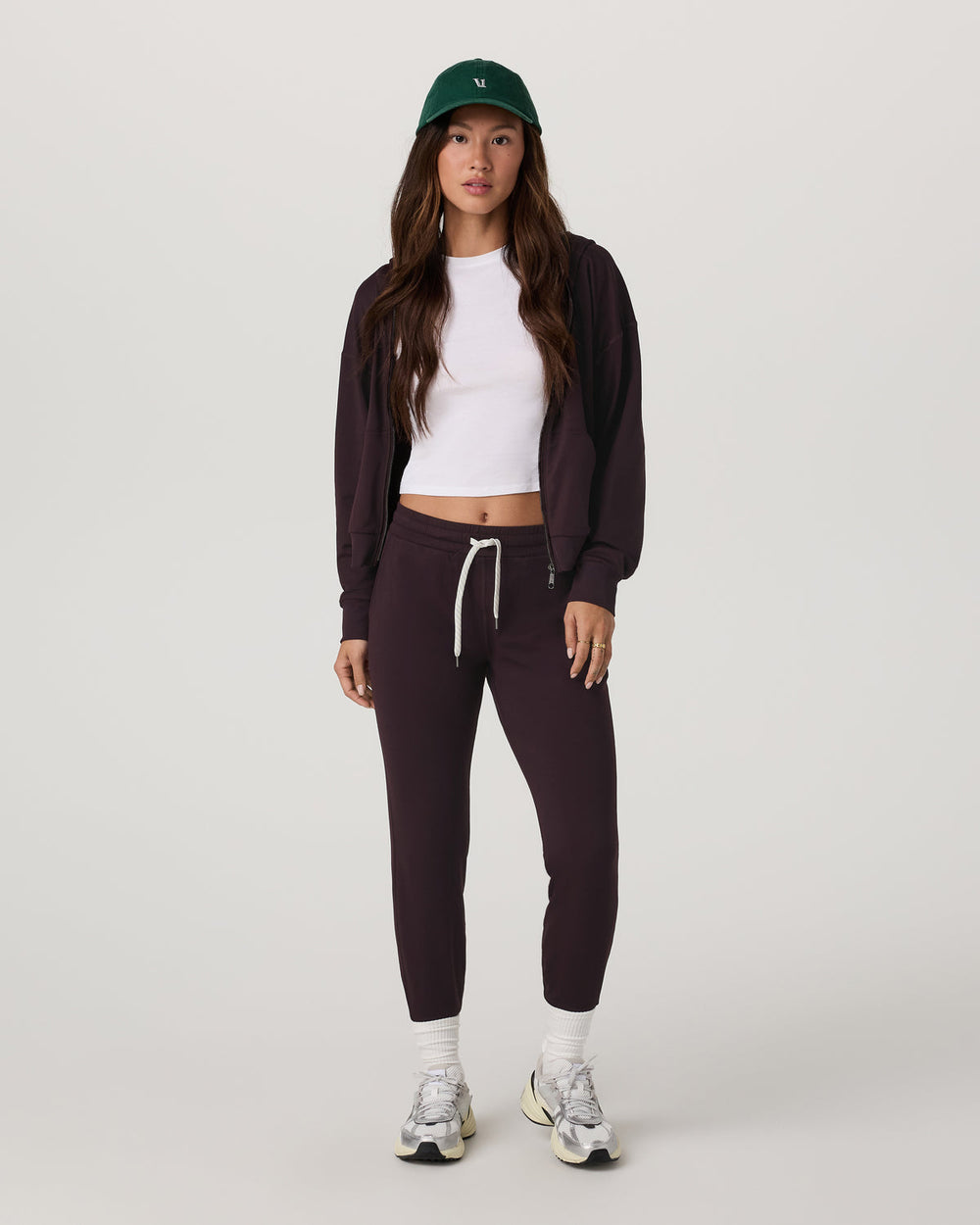 Vuori Halo Full Zip Hoodie Women's Raisin Hoodie