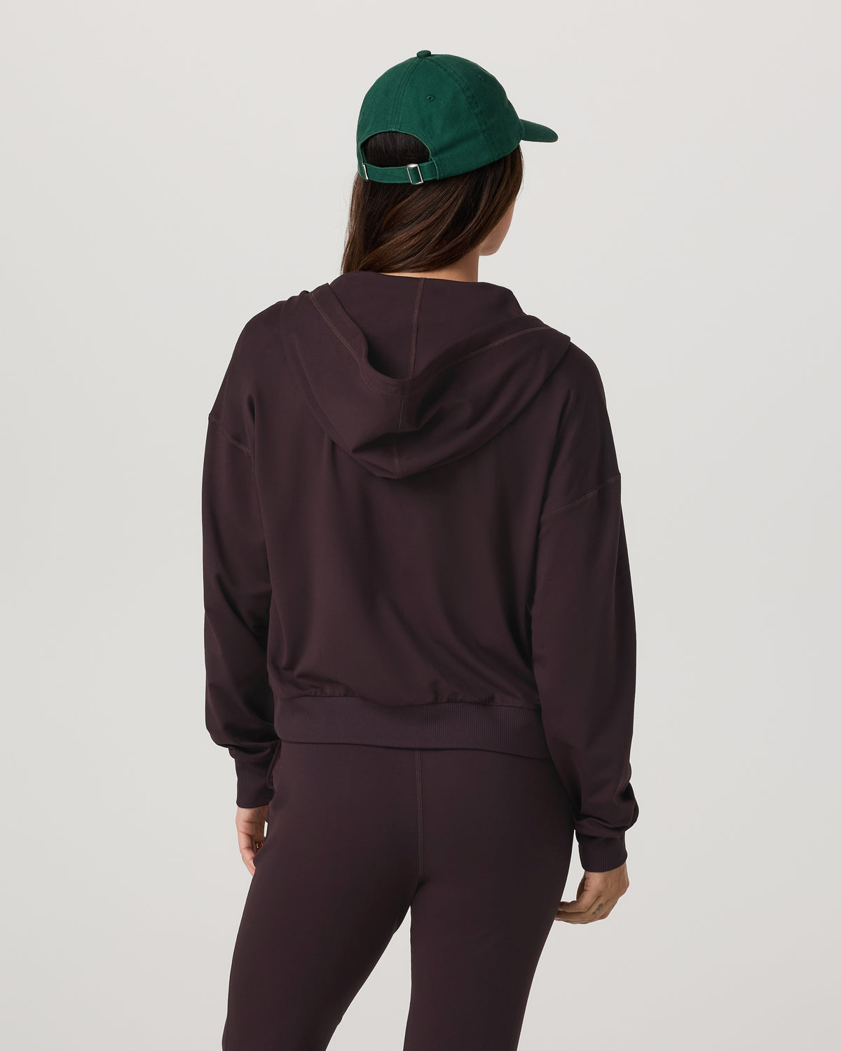Vuori Halo Full Zip Hoodie Women's Raisin Hoodie