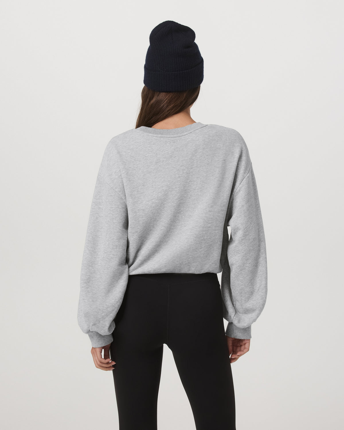 Vuori Sedona Bubble Crew Women's Light Heather Grey Crewneck