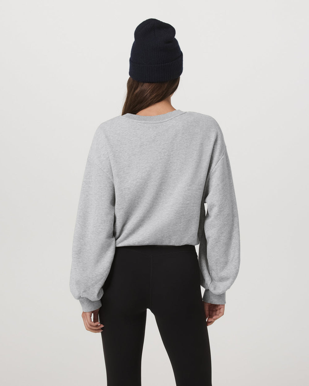 Vuori Sedona Bubble Crew Women's Light Heather Grey Crewneck