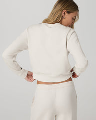 Vuori Compose Crew Marshmallow Pullover Fleece Sweatshirt