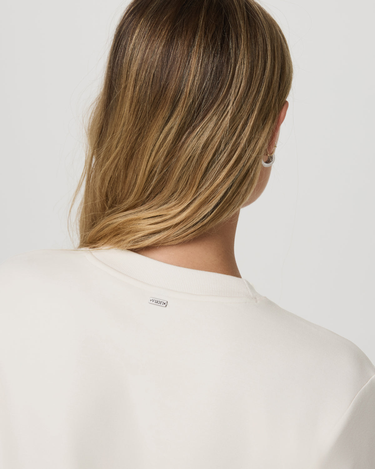 Vuori Compose Crew Marshmallow Pullover Fleece Sweatshirt