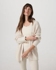 Vuori Alps Boyfriend Cardigan Women's Marshmallow Sweater