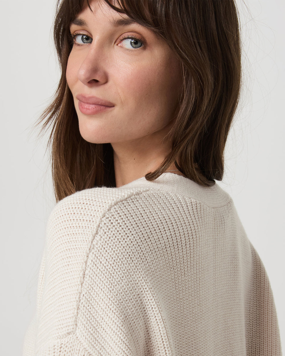 Vuori Alps Boyfriend Cardigan Women's Marshmallow Sweater