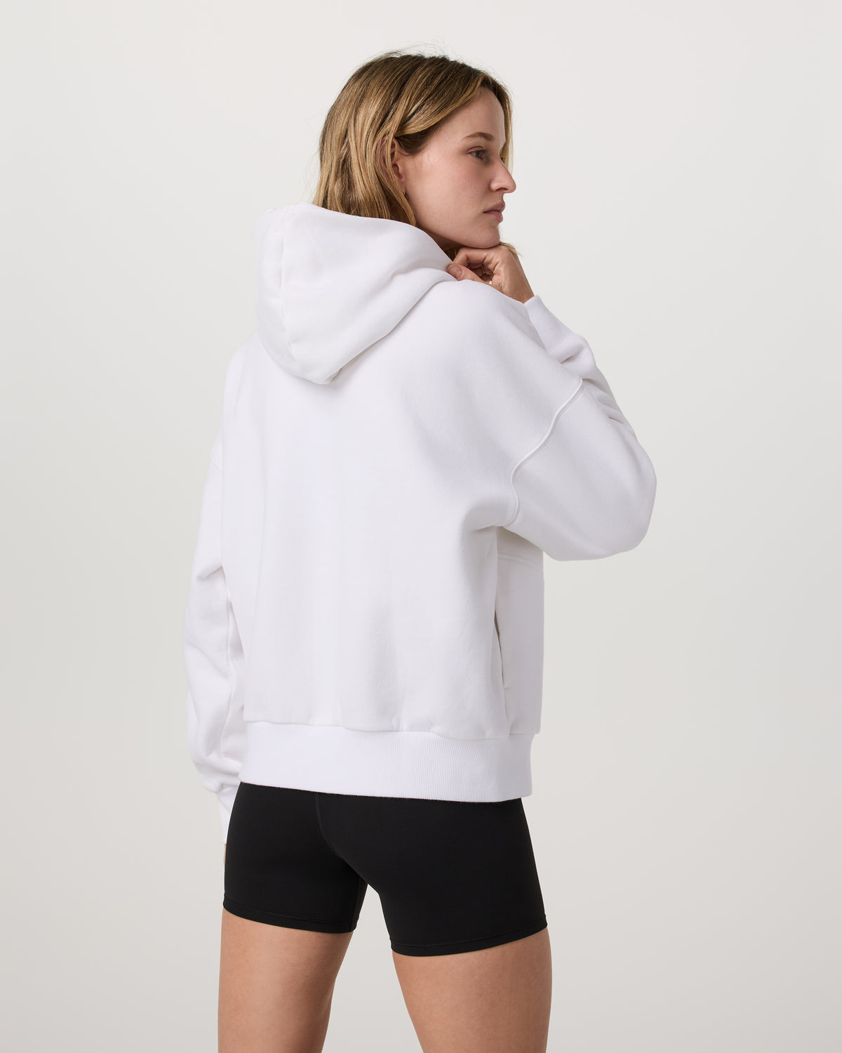 Vuori Restore Relaxed Half Zip Hoodie Women's White Pullover