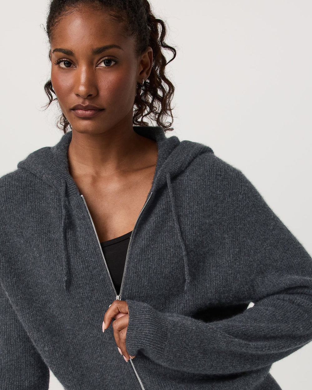 Vuori Émilie Cashmere Hoodie Women's Charcoal Heather