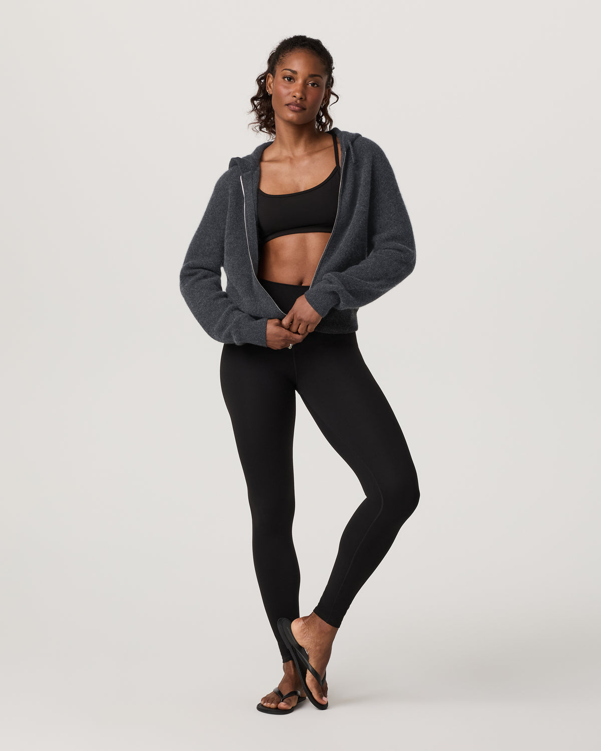 Vuori Émilie Cashmere Hoodie Women's Charcoal Heather