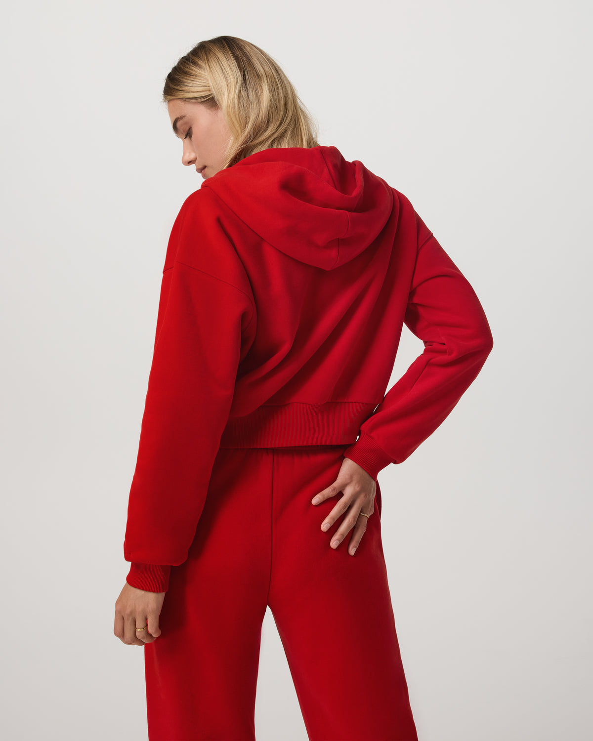 Vuori Restore Mini Full Zip Hoodie Women's Cherry Jacket