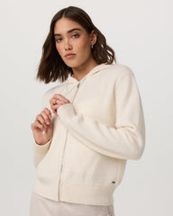 Vuori Émilie Cashmere Hoodie Women's Porcelain Zip