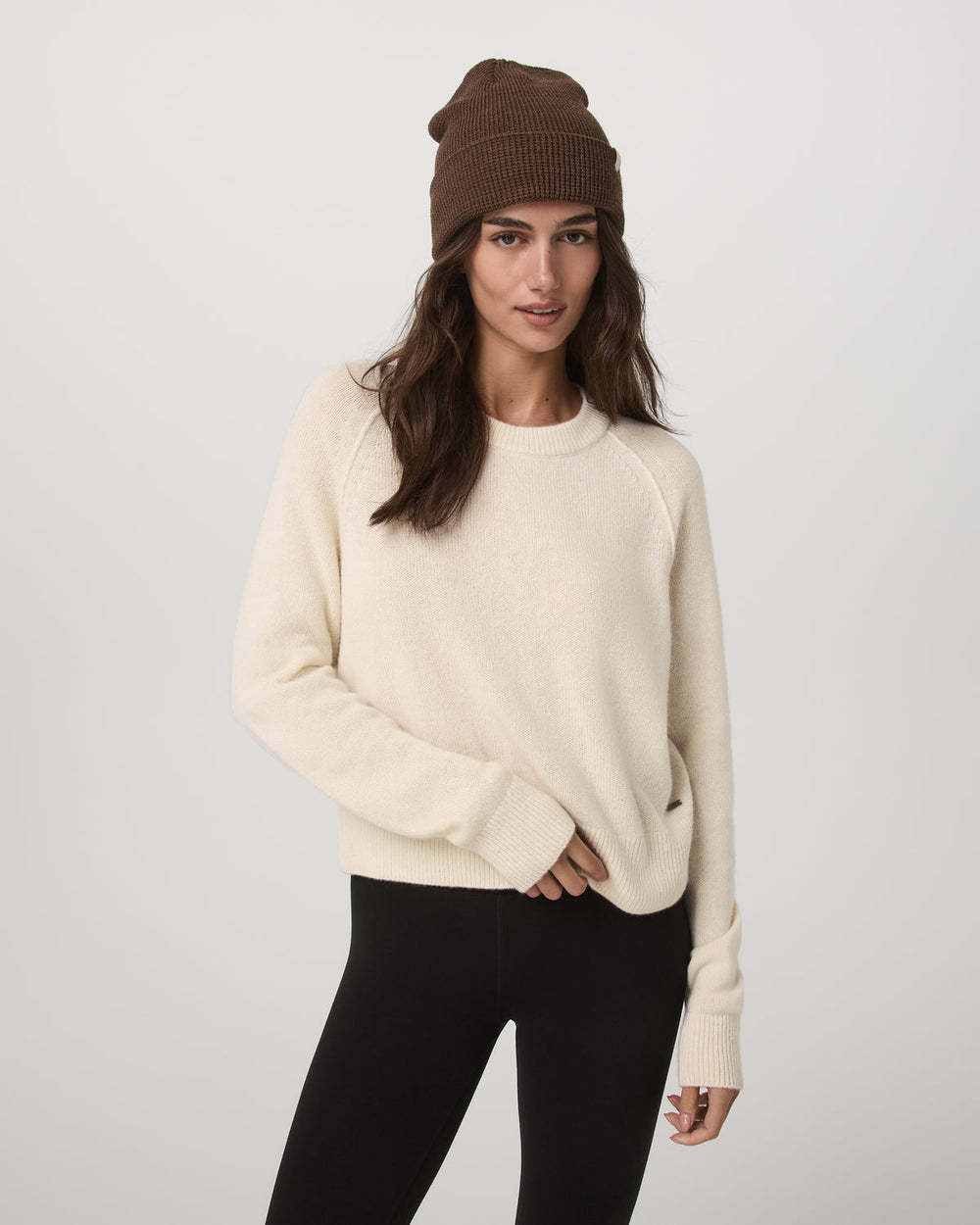 Vuori Émilie Cashmere Crew Women's Porcelain Pullover