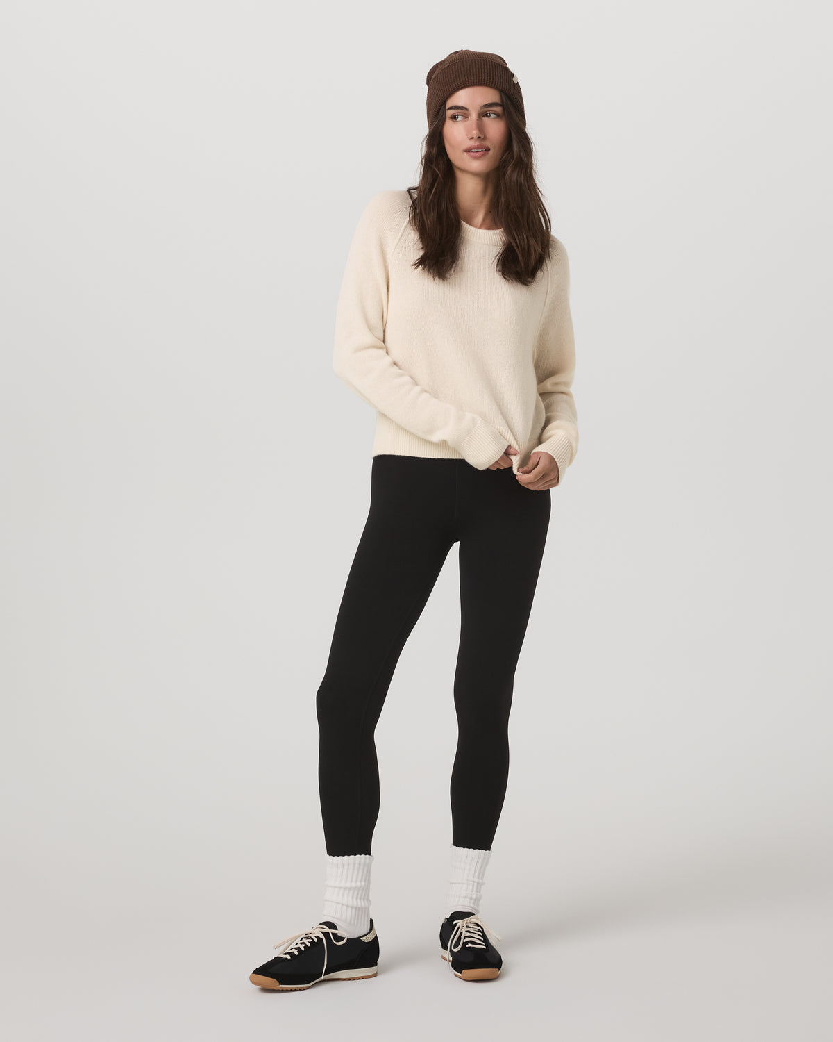 Vuori Émilie Cashmere Crew Women's Porcelain Pullover