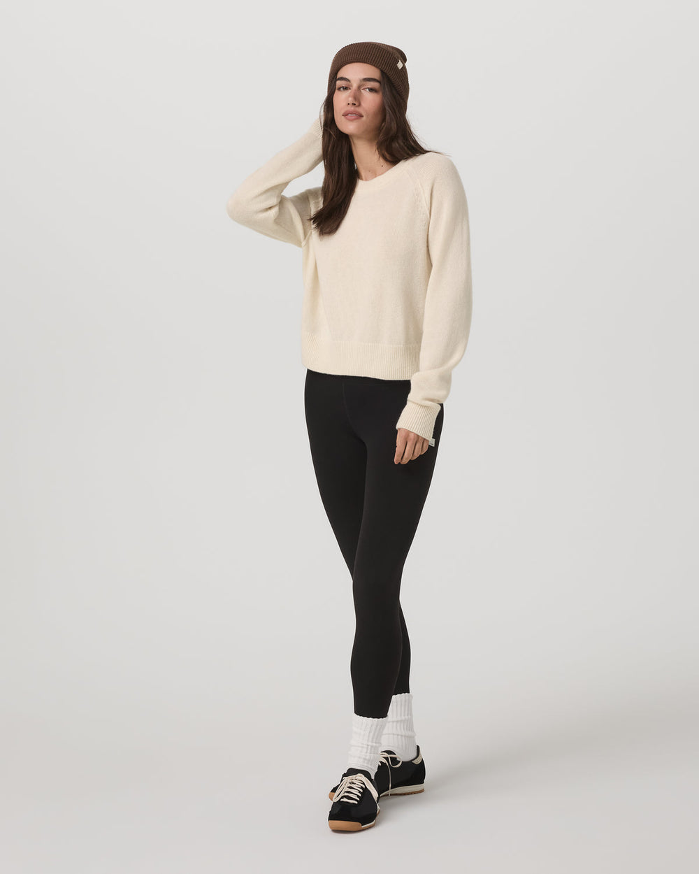 Vuori Émilie Cashmere Crew Women's Porcelain Pullover