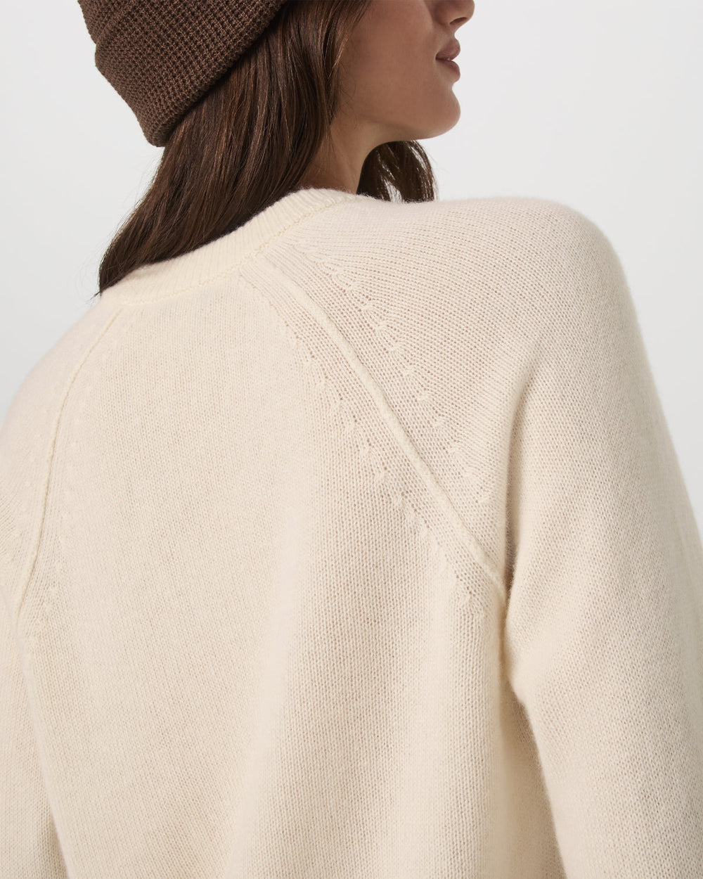 Vuori Émilie Cashmere Crew Women's Porcelain Pullover