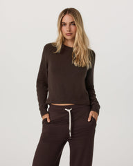 Vuori Émilie Cashmere Crew Women's Java Pullover