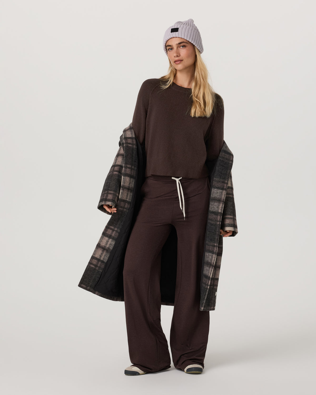 Vuori Émilie Cashmere Crew Women's Java Pullover