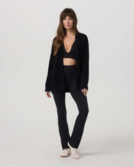 Vuori Alps Boyfriend Cardigan Women's Black Knit Sweater
