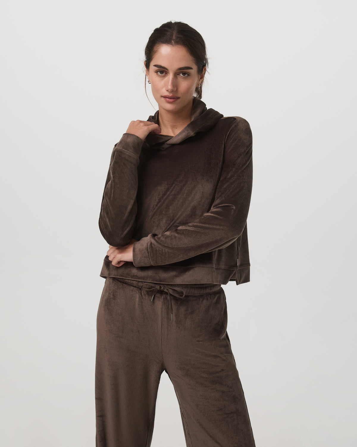 Vuori Haven Hoodie Women's Dark Java Hoodie