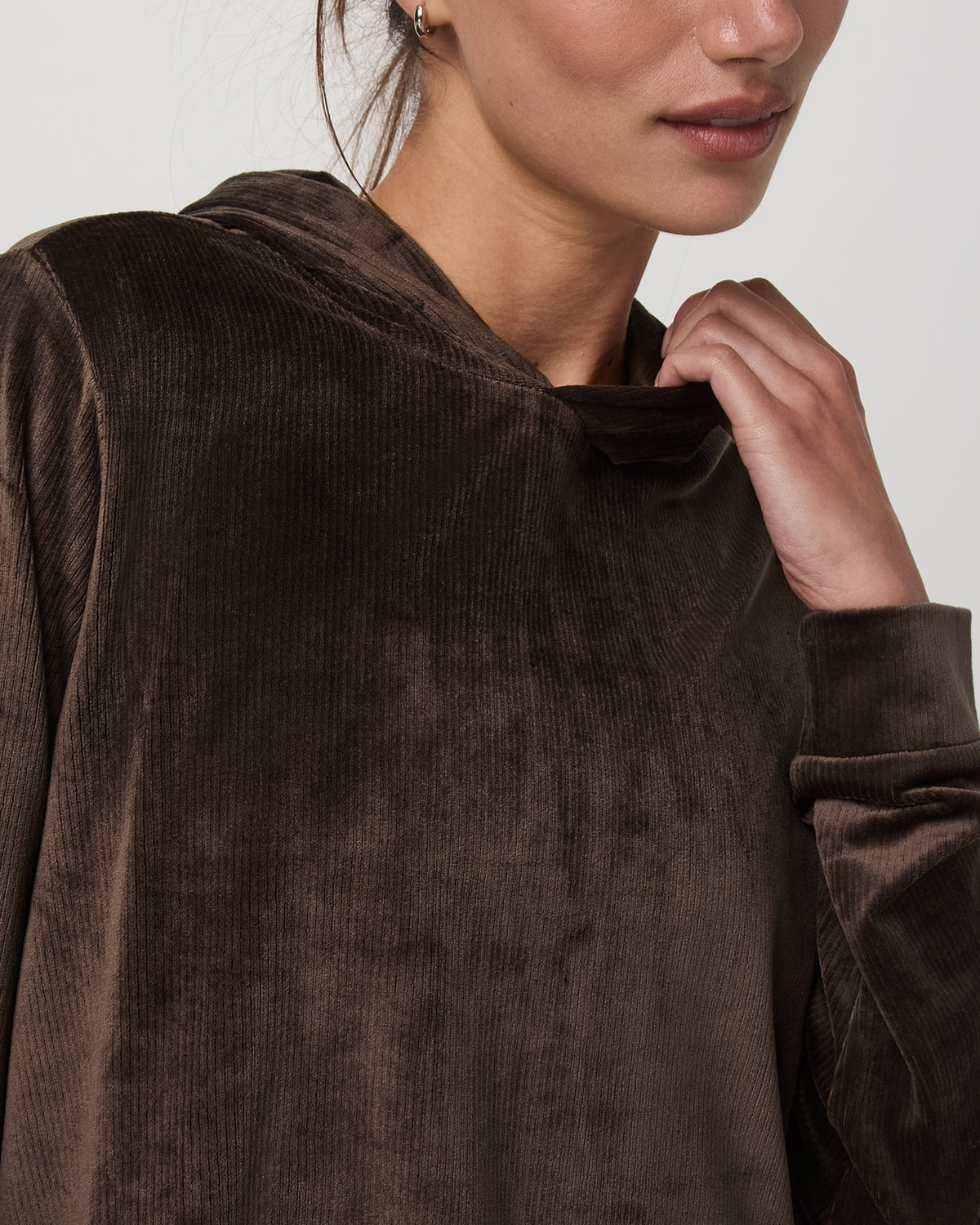 Vuori Haven Hoodie Women's Dark Java Hoodie