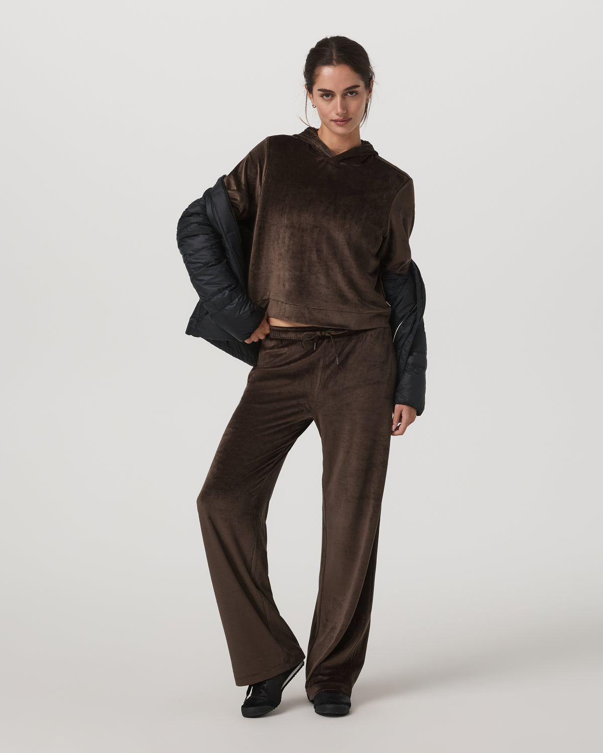 Vuori Haven Hoodie Women's Dark Java Hoodie