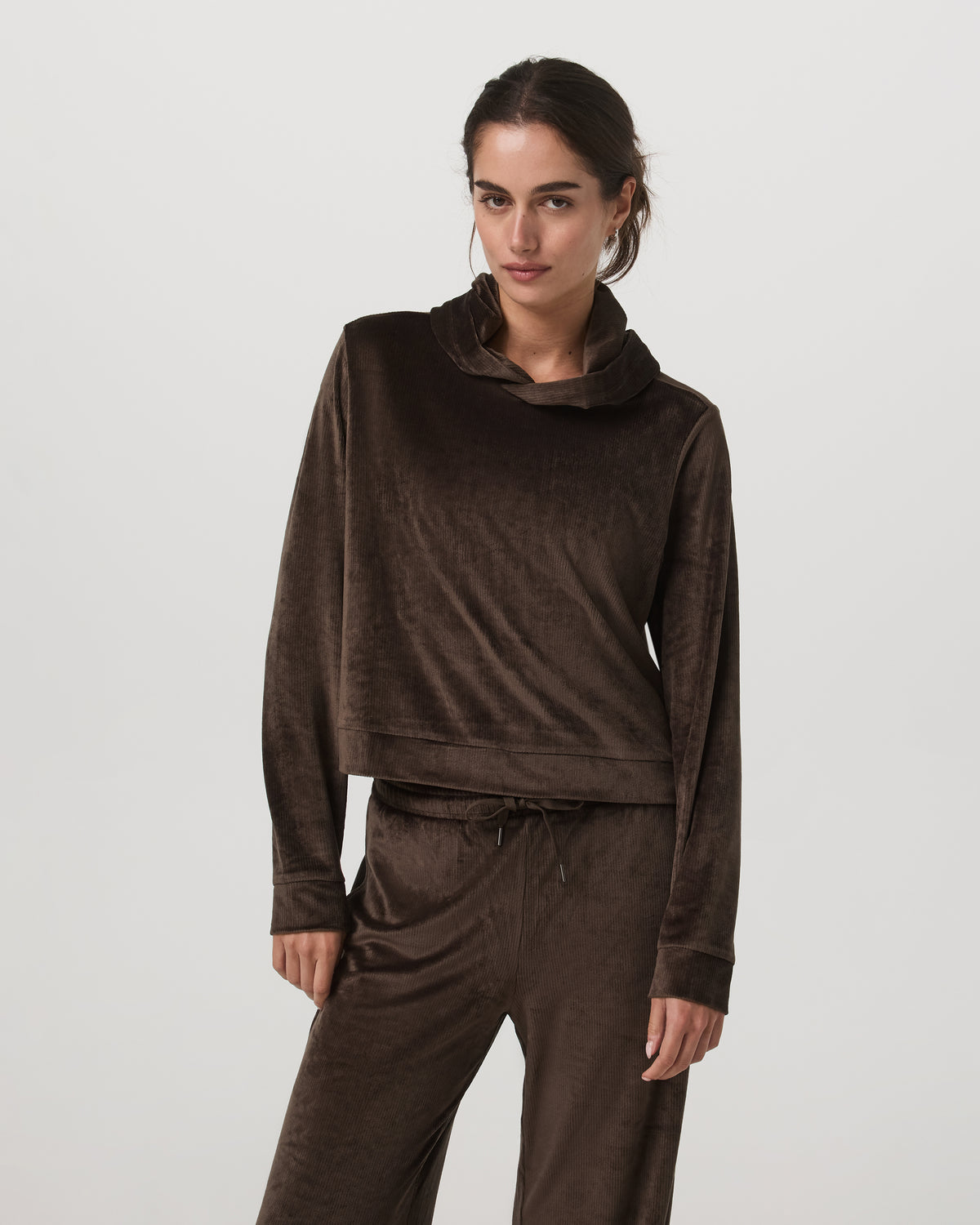 Vuori Haven Hoodie Women's Dark Java Hoodie