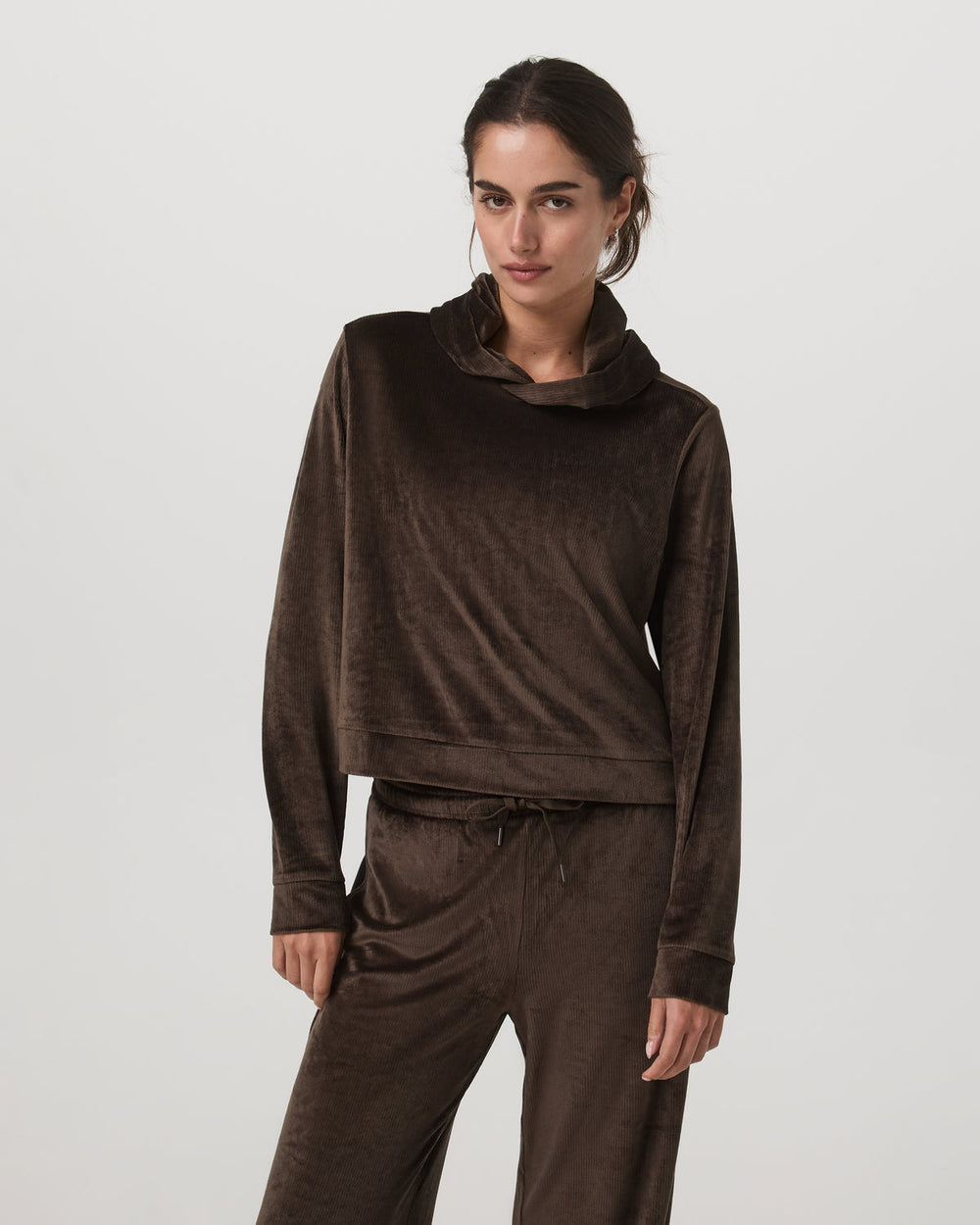 Vuori Haven Hoodie Women's Dark Java Hoodie