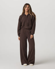 Vuori Restore Mini Full Zip Hoodie Women's Java Jacket