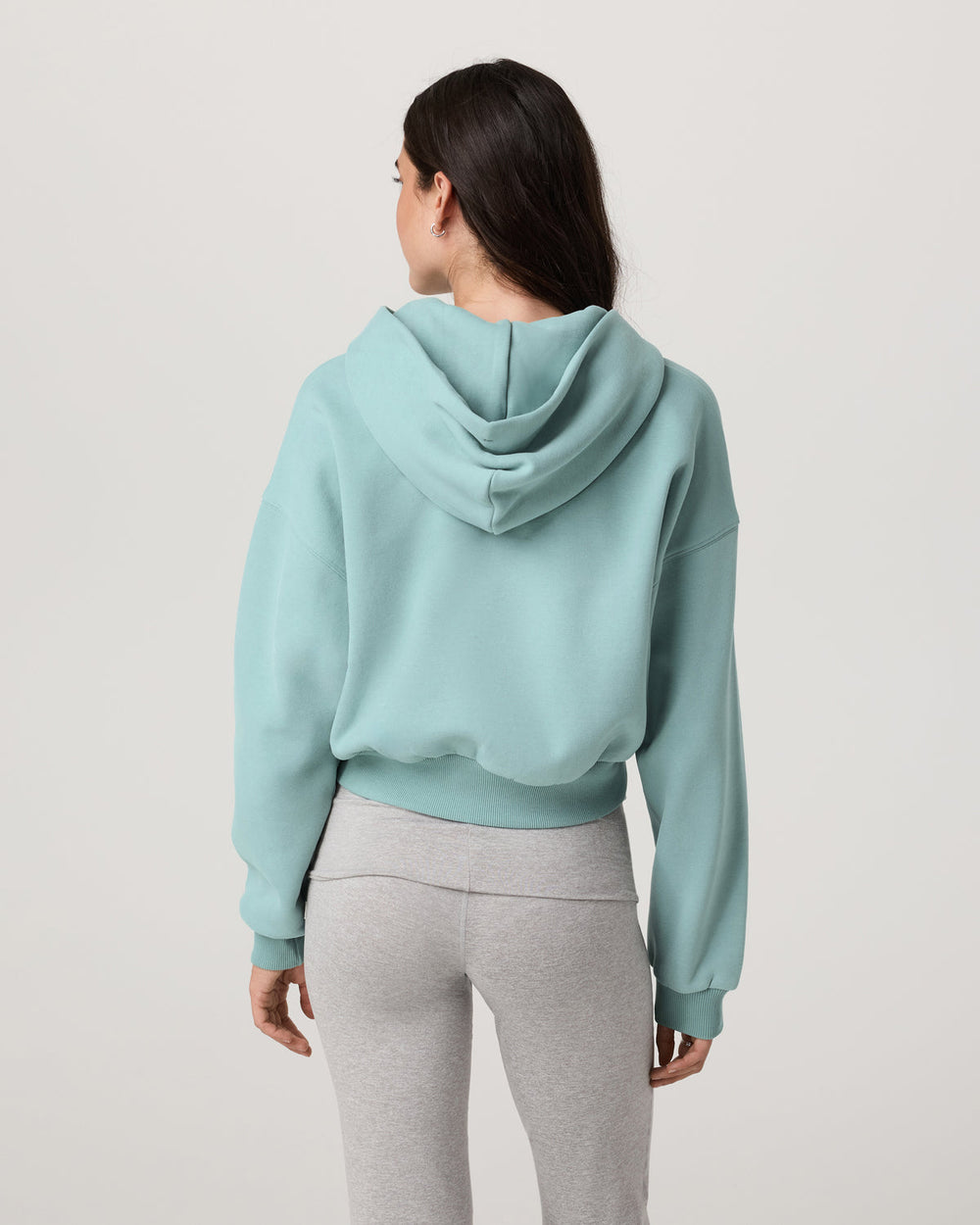 Vuori Restore Mini Full Zip Hoodie Women's Sea Spray Jacket