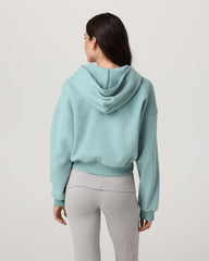 Vuori Restore Mini Full Zip Hoodie Women's Sea Spray Jacket