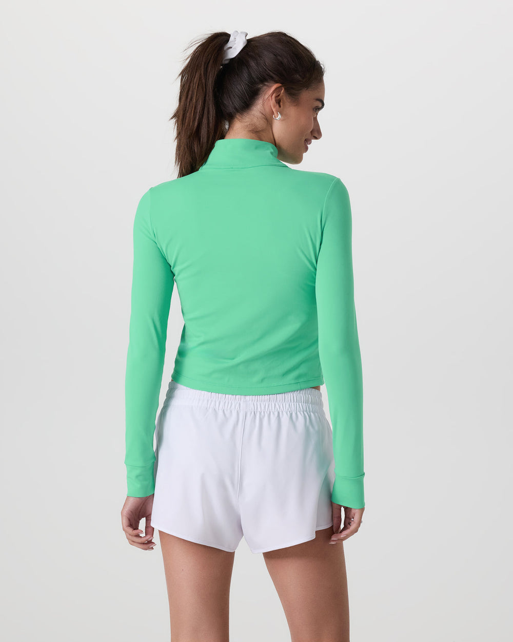Vuori Studio Half Zip Women's Ligh Bergamot Workout Jacket