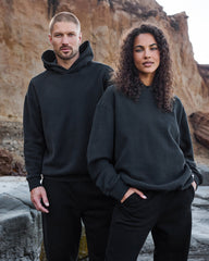 Vuori Restore Oversized Hoodie Washed Black