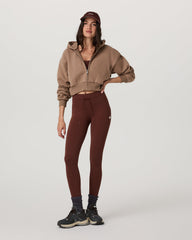 Vuori Restore Mini Full Zip Hoodie Women's Nutmeg Jacket