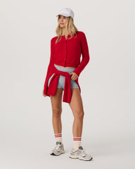 Vuori Émilie Cashmere Cardi Women's Cherry Cardi