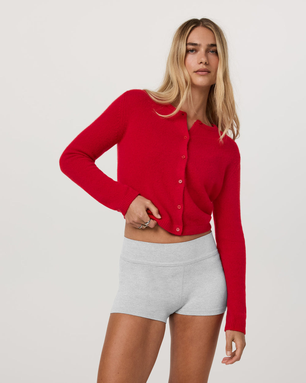 Vuori Émilie Cashmere Cardi Women's Cherry Cardi