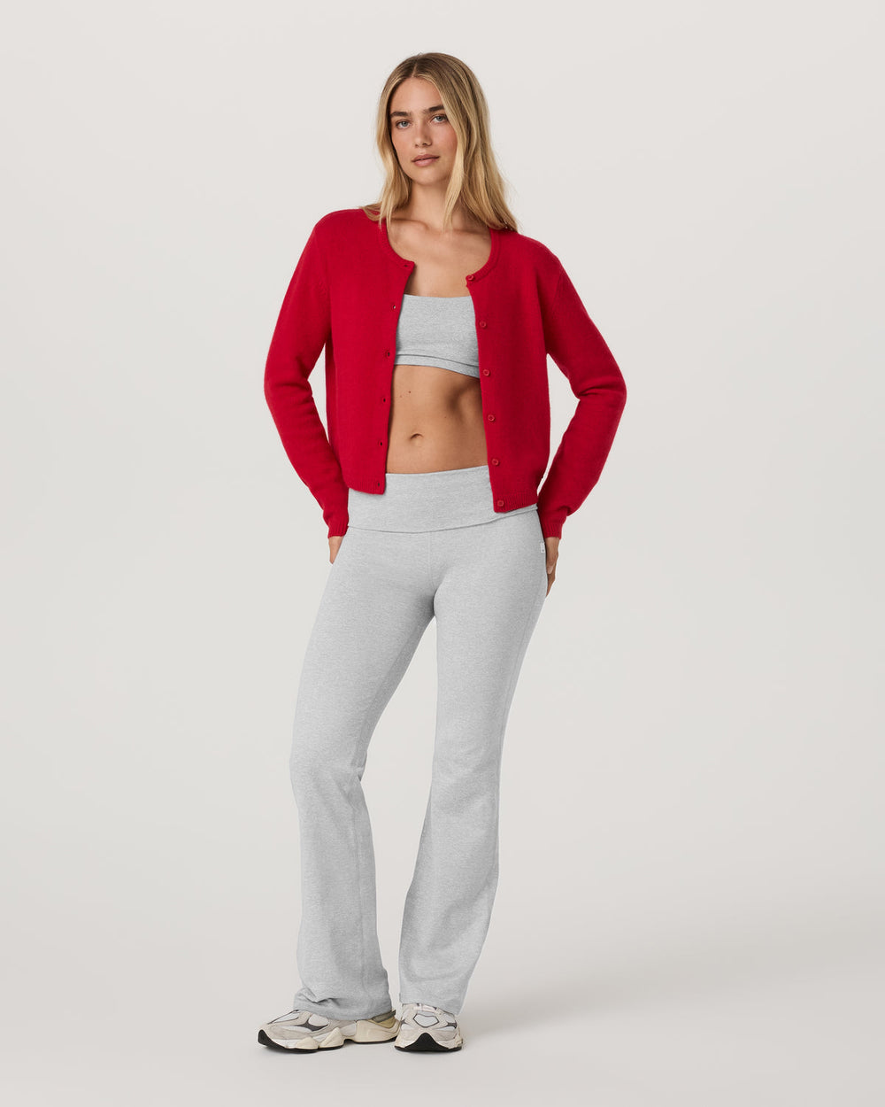 Vuori Émilie Cashmere Cardi Women's Cherry Cardi
