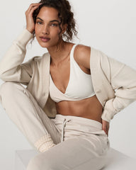 Vuori Sedona Cardigan Women's Bone Button-Down Sweater