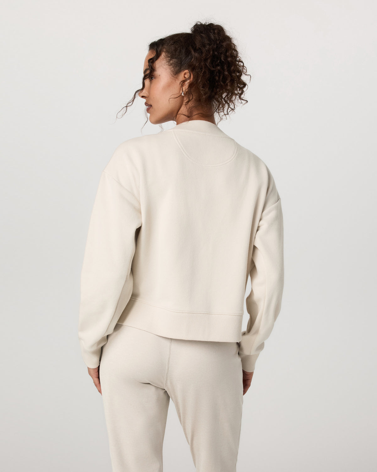 Vuori Sedona Cardigan Women's Bone Button-Down Sweater