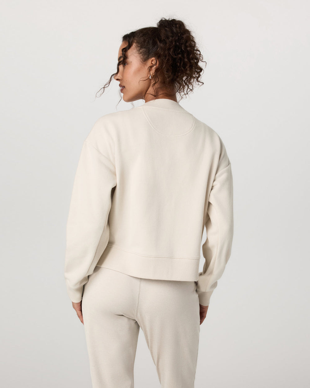 Vuori Sedona Cardigan Women's Bone Button-Down Sweater
