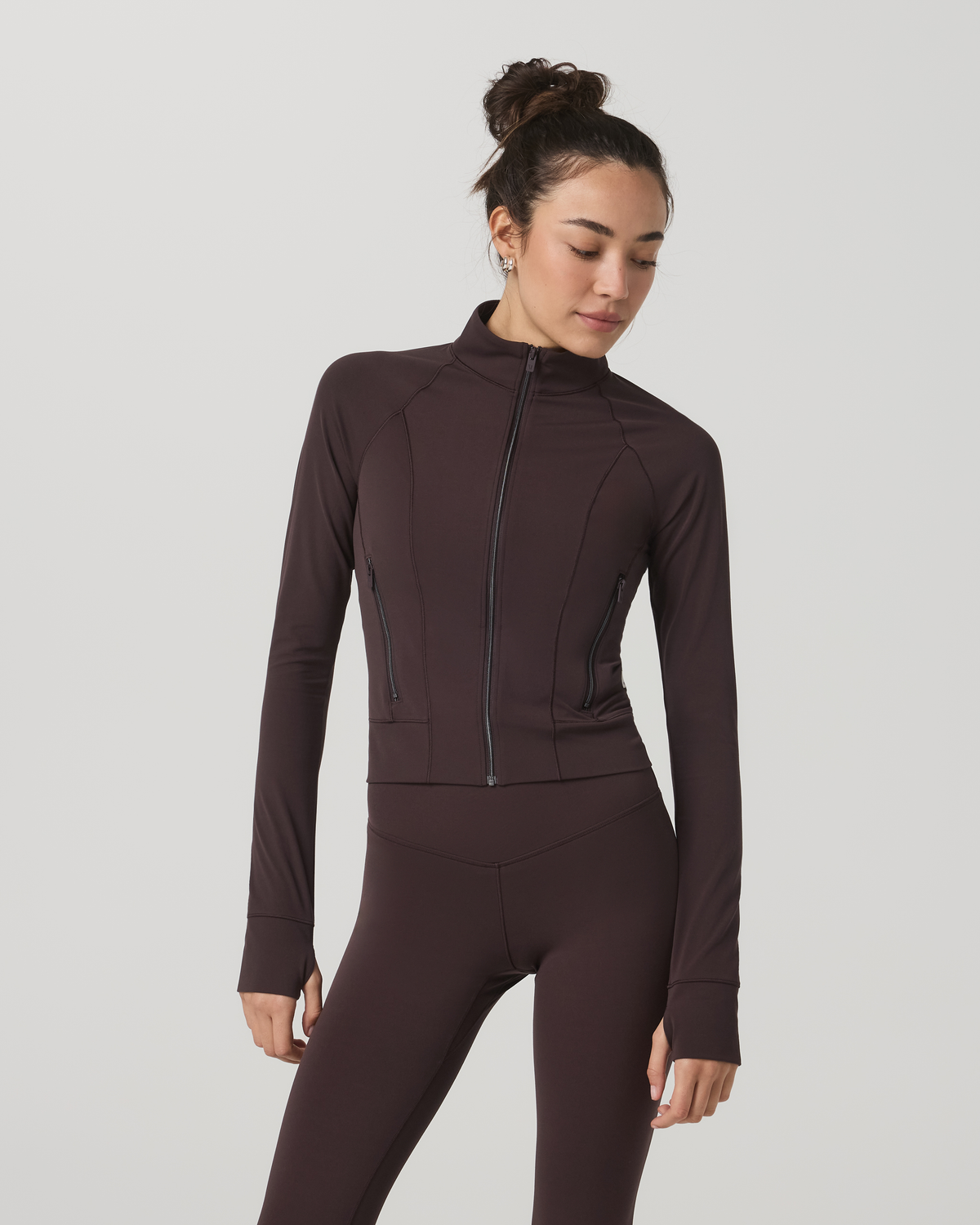 Vuori Vuori AllTheForm™ Fitness Jacket Women's French Roast Jacket