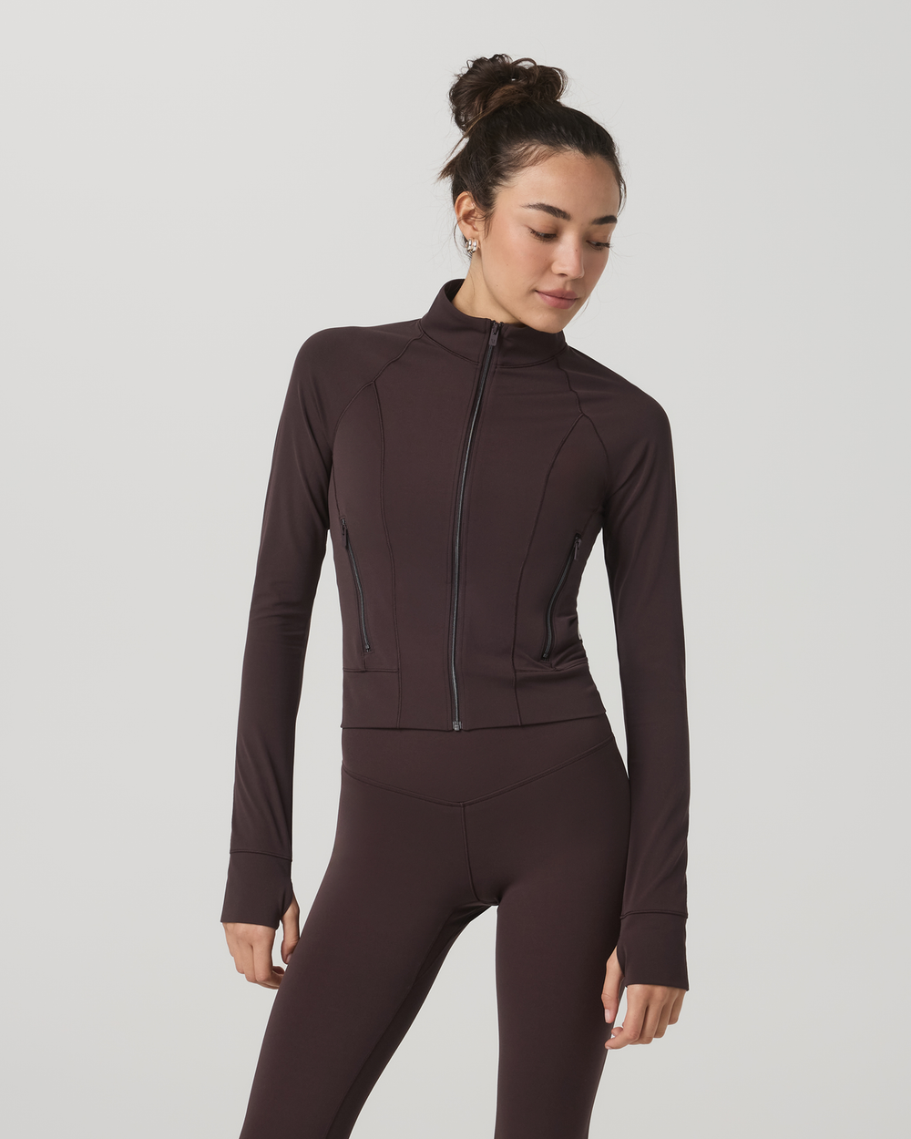 Vuori Vuori AllTheForm™ Fitness Jacket Women's French Roast Jacket