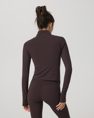 Vuori Vuori AllTheForm™ Fitness Jacket Women's French Roast Jacket
