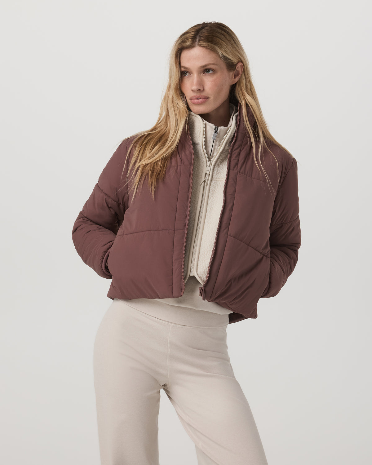 Vuori Canyon Insulated Venture Jacket Women's Sable Full-Zip