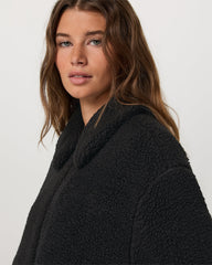 Vuori Lou Full Zip Jacket Women's Black Fleece Jacket