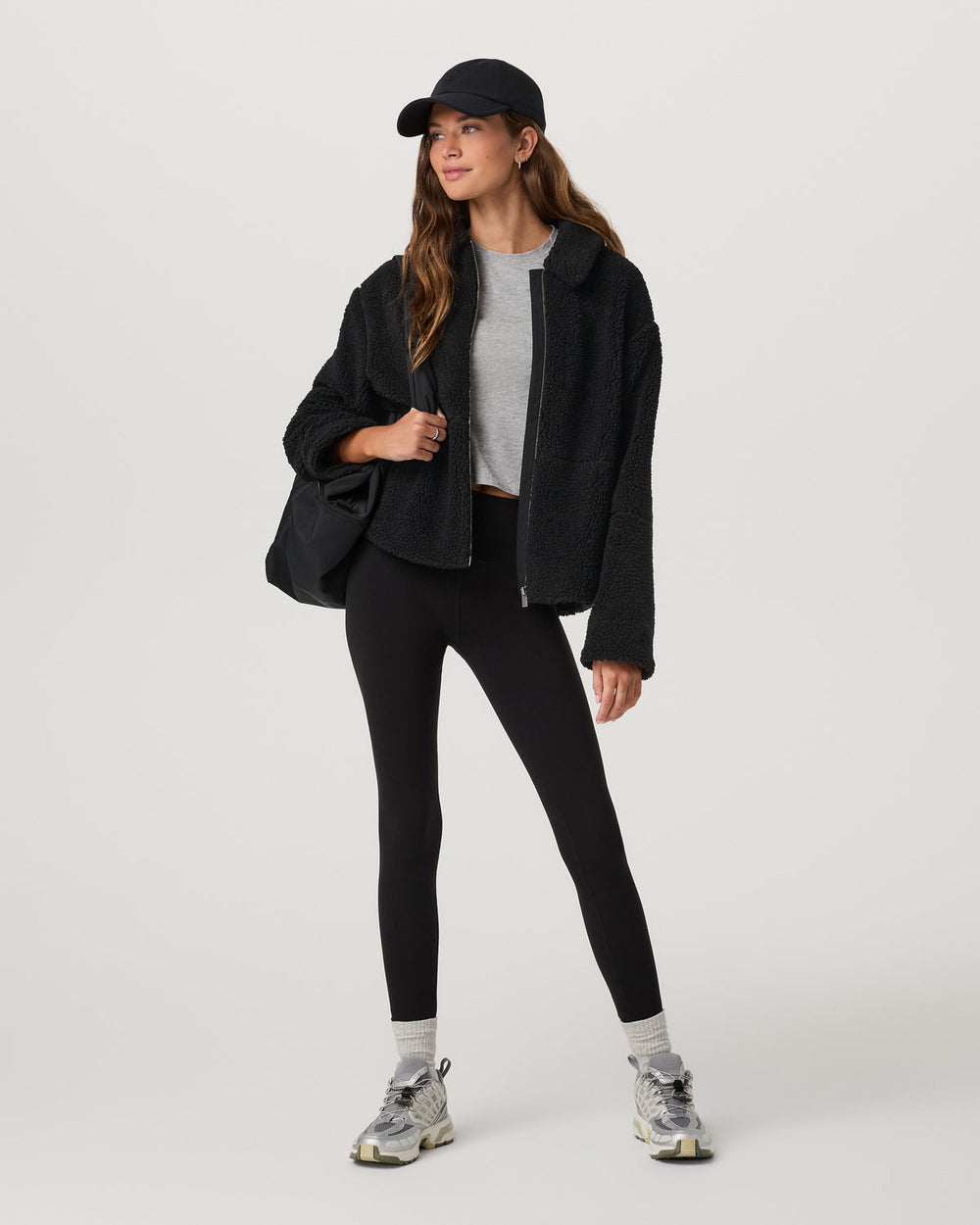 Vuori Lou Full Zip Jacket Women's Black Fleece Jacket