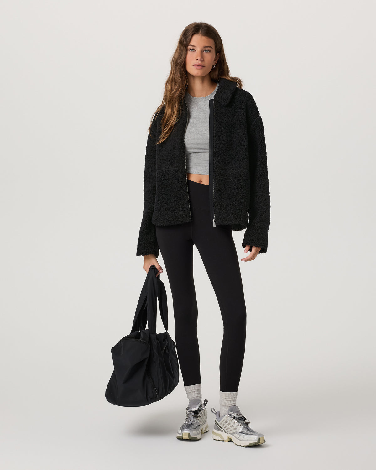 Vuori Lou Full Zip Jacket Women's Black Fleece Jacket