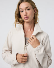 Vuori Women's Aspen Full Zip Dune Fleece Pullover